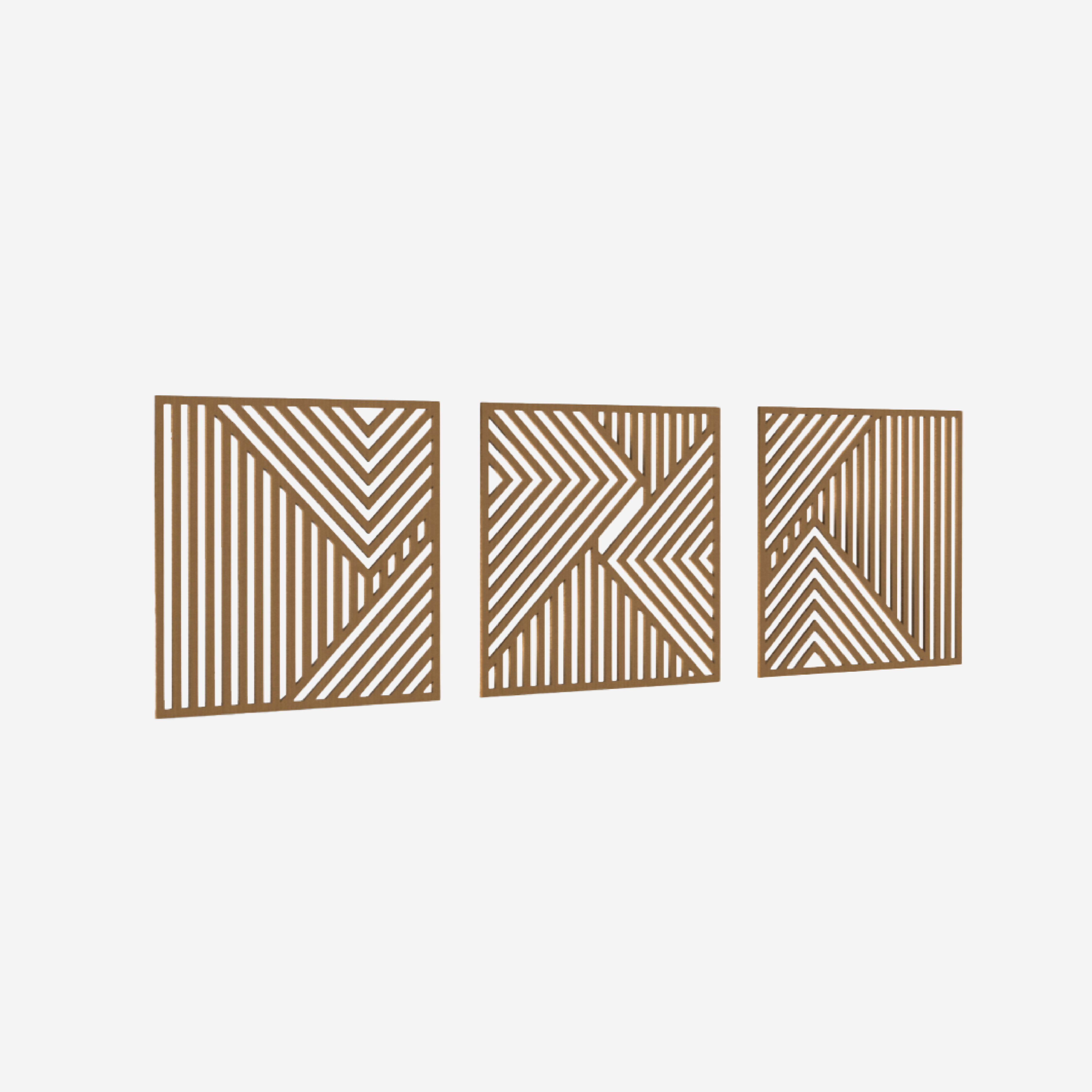 Geometric Portrait - 3 Pieces